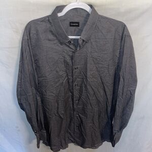 Ermenegildo Zegna Men’s Dress Shirt Size Large Gray Business Formal City